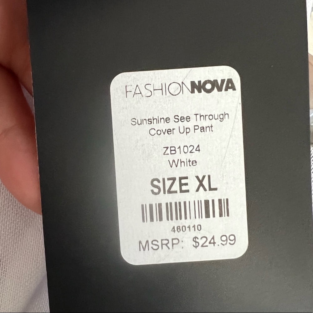 NWT FASHION NOVA COVERUP PANTS - Picture 6 of 6